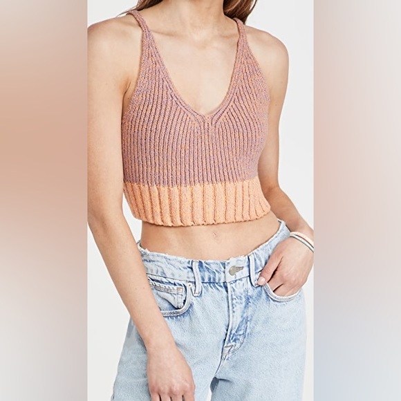 FREE PEOPLE Intimately Here All Day Brami In Mauve Combo NWT - Picture 4 of 10